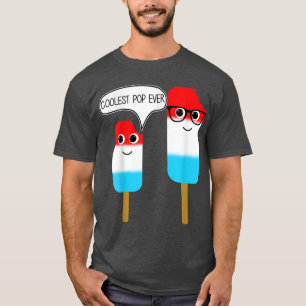 Koudste Pop ooit Ice Pop Ice Cream Father Kind T-shirt