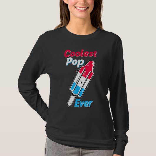 Koudste Pop ooit Popsicle Retro Bomb T-shirt (Voorkant)