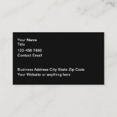 Koudste Sjabloon voor ontwerp van Visitekaartjes v (Achterkant)