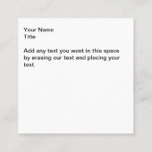 Koudste Sjabloon voor ontwerp van Visitekaartjes v (Achterkant)