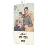 Koudste Stepdad Ever Persoonlijke foto-collage Luchtverfrisser (Links)