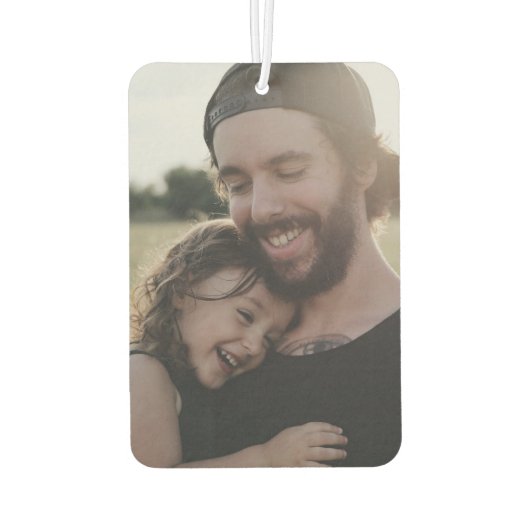 Koudste Stepdad Ever Persoonlijke foto-collage Luchtverfrisser (Achterkant)