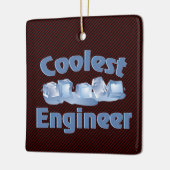 Koudste technicus Ice Keramisch Ornament (Links)