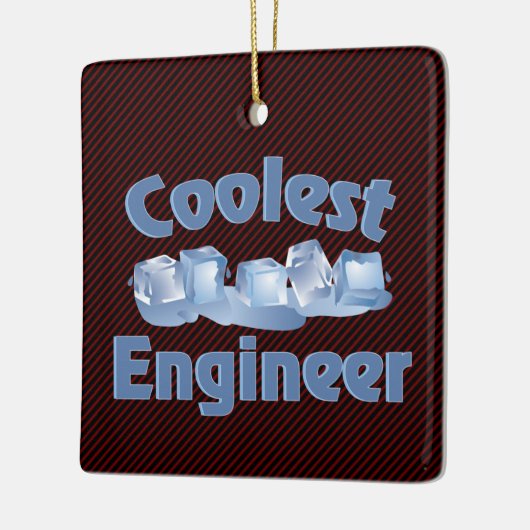 Koudste technicus Ice Keramisch Ornament (Links)