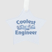 Koudste technicus Ice Ornament (achterkant)