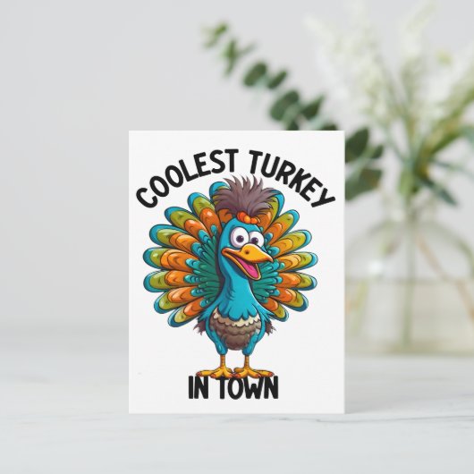 Koudste Turkije in stad Briefkaart (Staand voorkant)