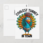 Koudste Turkije in stad Briefkaart (Voorkant / Achterkant)