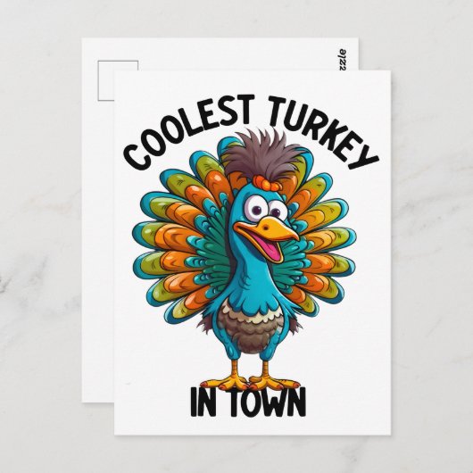 Koudste Turkije in stad Briefkaart (Voorkant / Achterkant)