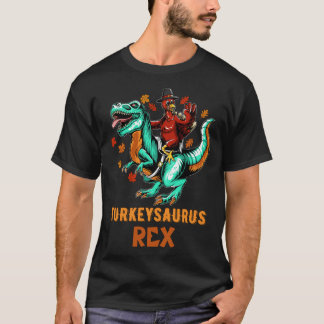 Koudste Turkije Trex Dinosaur Happy Thanksgiving T-shirt