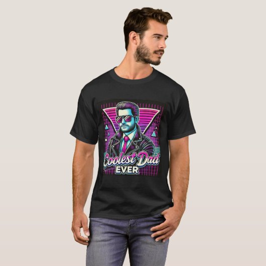 Koudste vader ooit vaders dag T-shirt (Voorkant volledig)