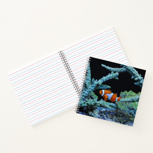 Koudvis in koraal notitieboek (Binnen)
