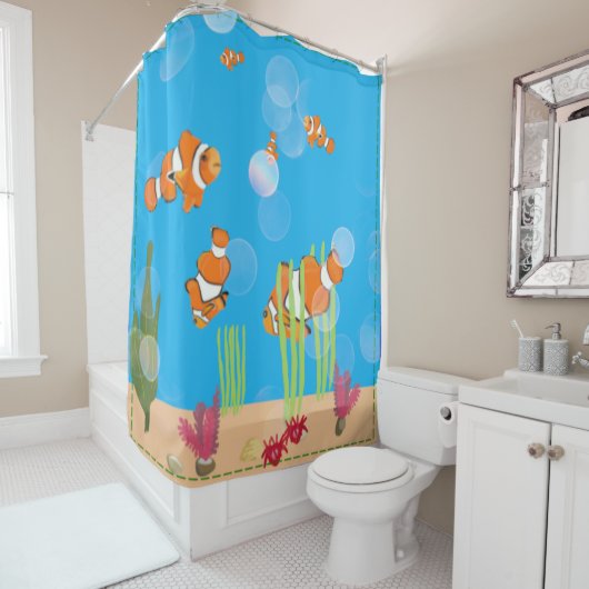 Koudvisdouche Douchegordijn (In situ)