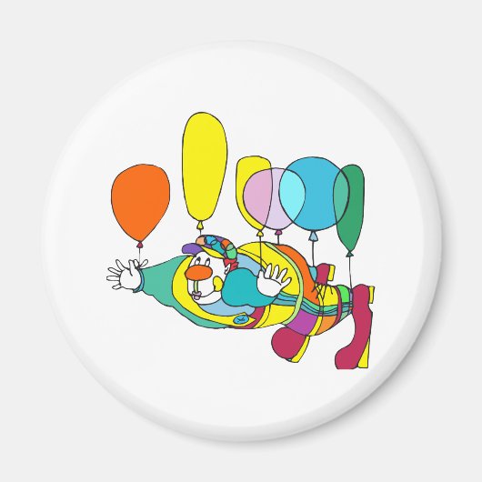 Koudvliegen door ballon magneet (Voorkant)