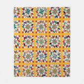 Koudwatten van het tapijtvat fleece deken (Voorkant)