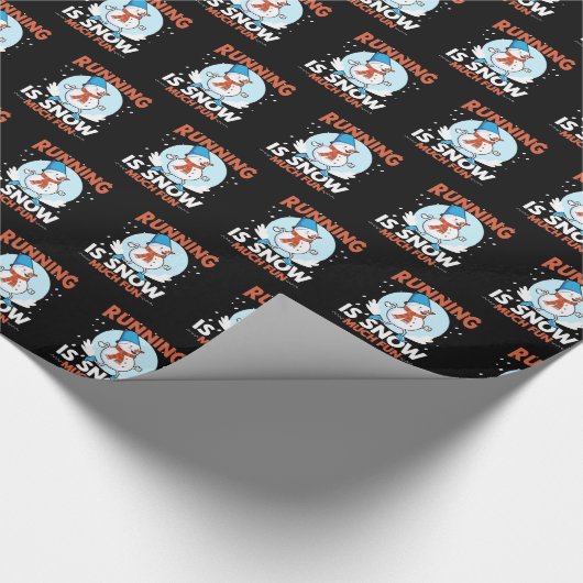 Koudweerloopbaan - Sneeuwvun Cadeaupapier (Hoek)