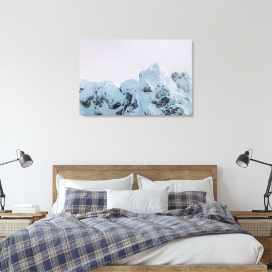 Koudy sky-zonsondergang canvas afdruk (Insitu (Slaapkamer))