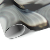 Koudzwart van vinylretro plastic cadeaupapier (Rol Hoek)