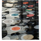 Koudzwart van vinylretro plastic douchegordijn (Voorkant)