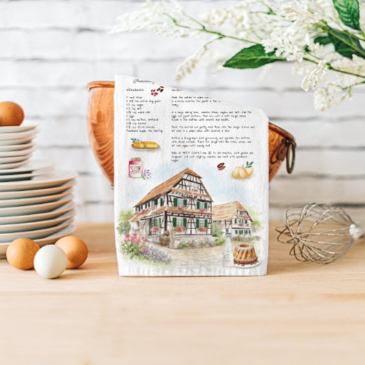 Kougelhopf d’Alsace | French Recipe Tea Towel Theedoek