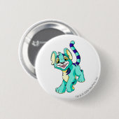 Kougra Blue Ronde Button 5,7 Cm (Voorkant /achterkant)