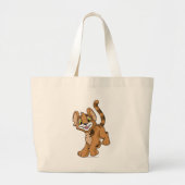 Kougra Brown Grote Tote Bag (Voorkant)