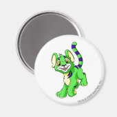 Kougra Green Magneet (Voorkant / Achterkant)