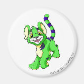 Kougra Green Magneet (Voorkant)