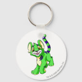 Kougra Green Sleutelhanger (Voorkant)