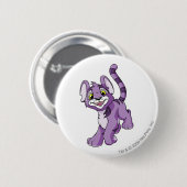 Kougra Paars Ronde Button 5,7 Cm (Voorkant /achterkant)