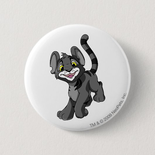 Kougra Shadow Ronde Button 5,7 Cm (Voorkant)