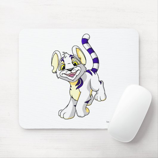 Kougra White Muismat (Met muis)