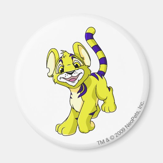 Kougra Yellow Magneet (Voorkant)
