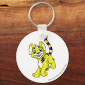 Kougra Yellow Sleutelhanger (Voorkant)