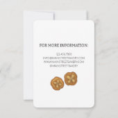 Kouign Amann Pastry Franse bakkerij Grote Opening Kaart (Achterkant)