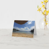 Koukounaries Beach, Skiathos. Blanco. Kaart (Gele Bloem)