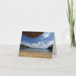 Koukounaries Beach, Skiathos. Blanco. Kaart