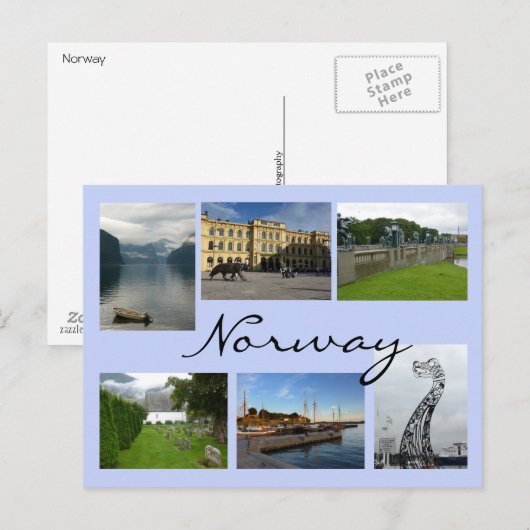 Koulage Noorwegen Briefkaart (Voorkant / Achterkant)