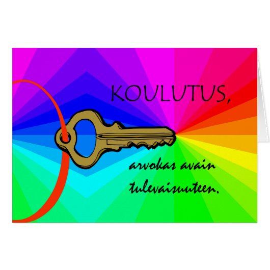 Koulutus, Education, Teacher Appreciation, Fins (Voorkant Horizontaal)