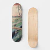 Koume Embankment Ukiyo-e Japanse kunst Persoonlijk Skateboard (Voorkant)