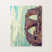 Kourion-gebied uit de oudheid op Cyprus. Legpuzzel (Verticaal)