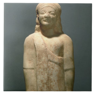 Kouros Dionysermos, Grieks, Archaic Period, c.600  Tegeltje