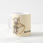 Kous Aap Cowboy Beker Koffiemok (Voorkant links)