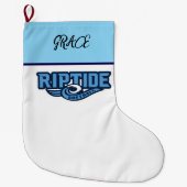 Kous (wit) grote kerstsok (Voorkant)