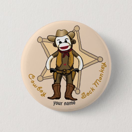 Kousaap Cowboy speldje (Voorkant)