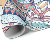 "Kousen en peperkoek mannen" Cadeaupapier (Rol Hoek)