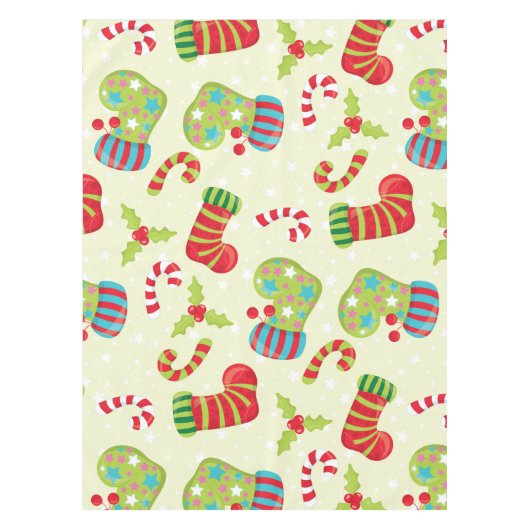 Kousen en snoepsuikerriet tafelkleed (Voorkant)