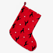 Kousen Great Dane Patroon Grote Kerstsok (Voorkant (Hangend))