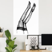 Kousen Mode Sketch Poster (Thuiskantoor)