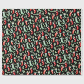 Kousen vullen met Kerstgeschenken Cadeaupapier (Vlak)