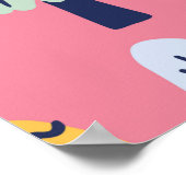  kousenbomen naadloos poster (Hoek)